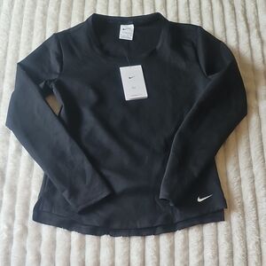 NWT Nike Theram Fit Black Long Sleeve Top